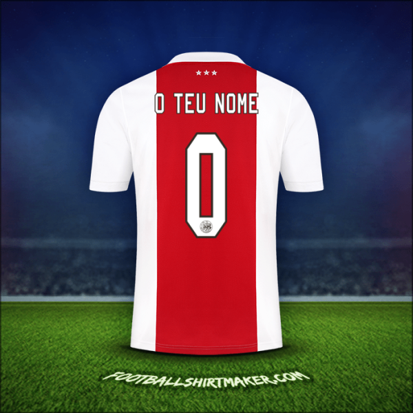 Camisola AFC Ajax 2021/2022 -  o teu nome - 0