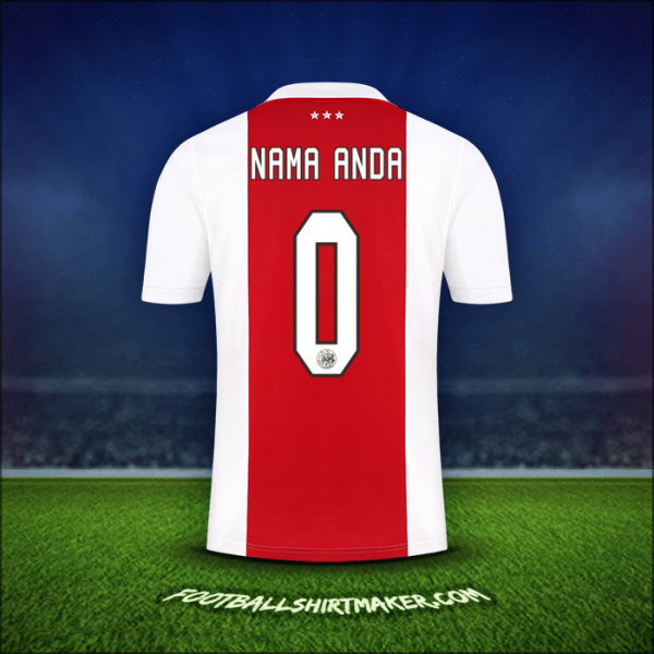 Jersey AFC Ajax 2021/2022 -  nama anda - 0