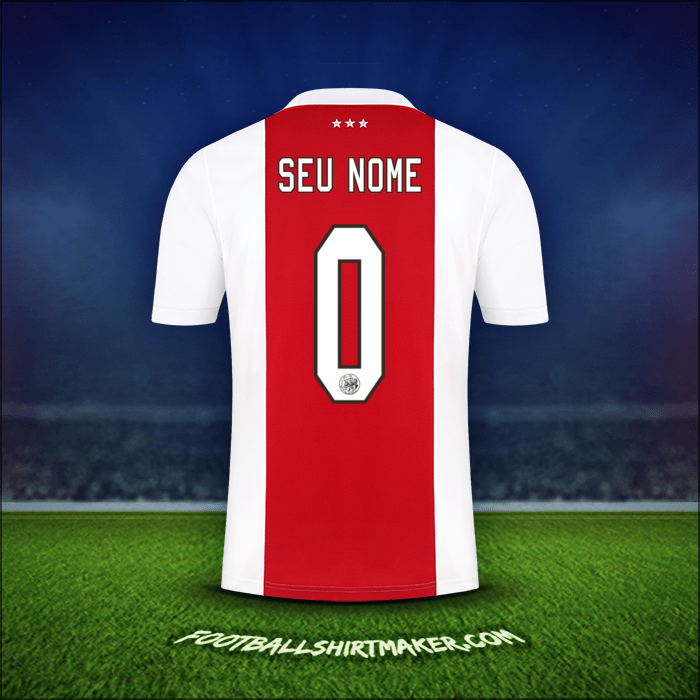 Camisa AFC Ajax 2021/2022 -  seu nome - 0