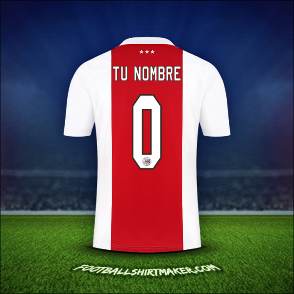 Camiseta AFC Ajax 2021/2022 -  tu nombre - 0