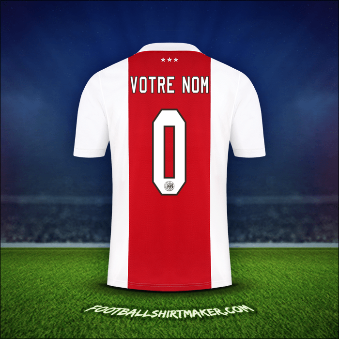 Maillot AFC Ajax 2021/2022 -  votre nom - 0