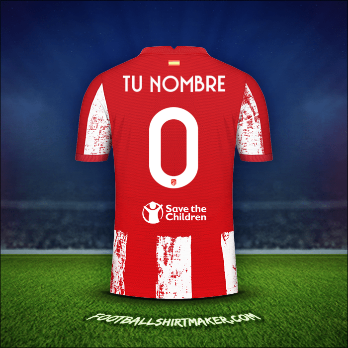 Camiseta Atletico Madrid Cup 2021/2022 -  tu nombre - 0