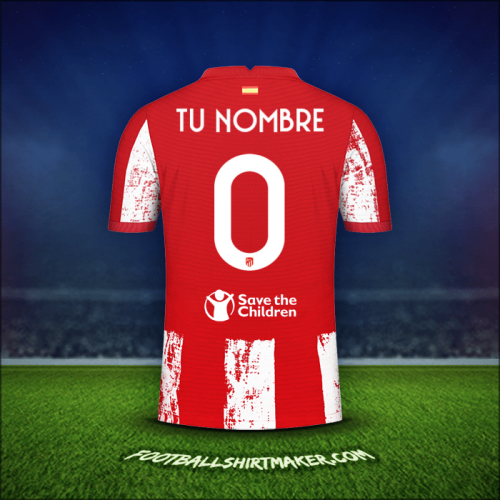 Camiseta Atletico Madrid Cup 2021/2022 -  tu nombre - 0