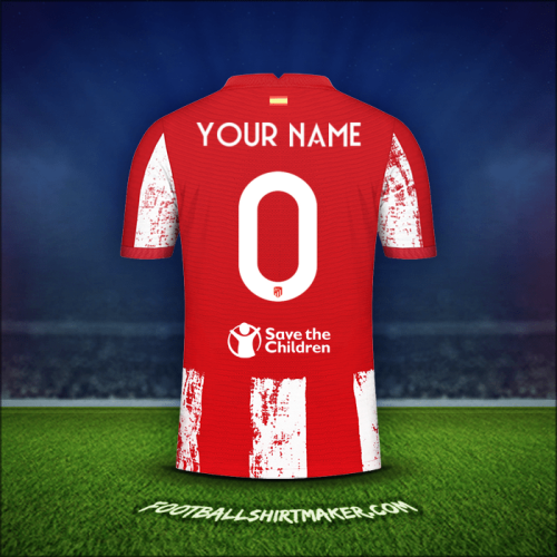 Jersey Atletico Madrid Cup 2021/2022 -  your name - 0