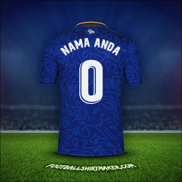 Jersey Real Madrid CF 2021/2022 Alternatif -  nama anda - 0
