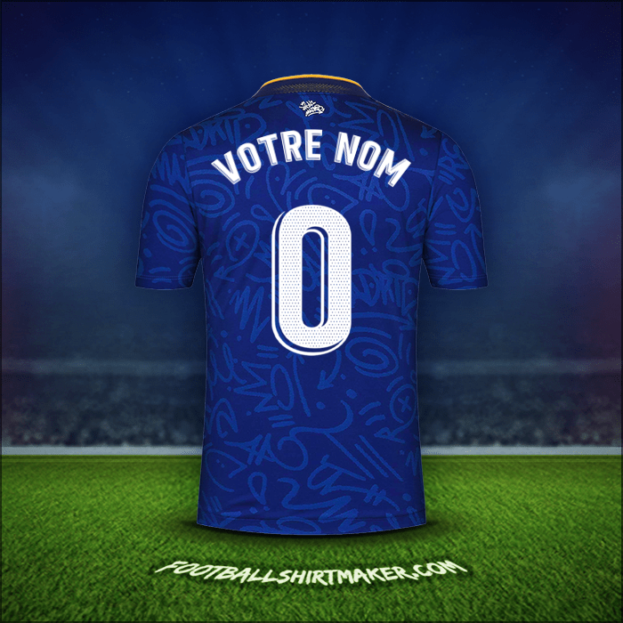 Maillot Real Madrid CF 2021/2022 Extérieur -  votre nom - 0