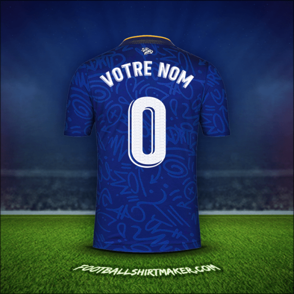 Maillot Real Madrid CF 2021/2022 Extérieur -  votre nom - 0