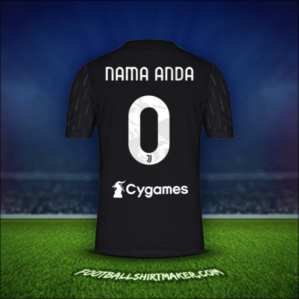 Jersey Juventus FC 2021/2022 Alternatif -  nama anda - 0