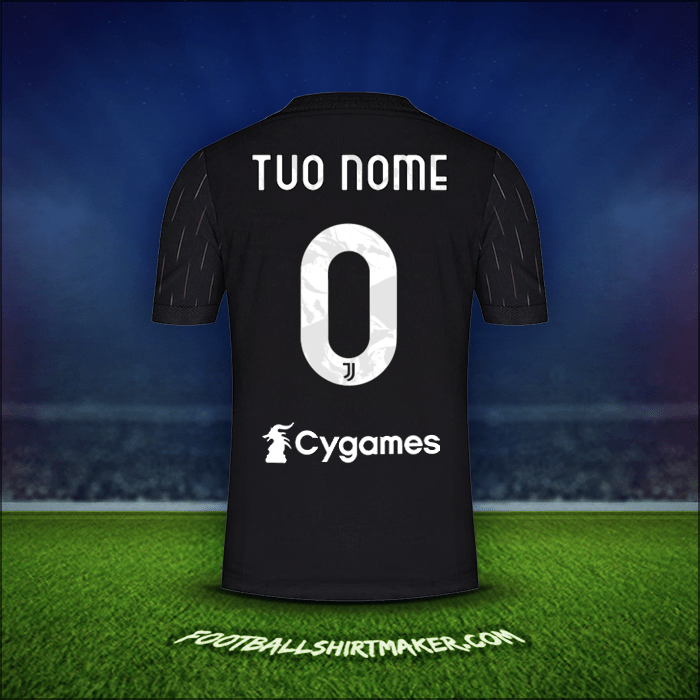 Maglia Juventus FC 2021/2022 Seconda -  tuo nome - 0