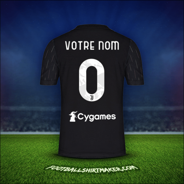 Maillot Juventus FC 2021/2022 Extérieur -  votre nom - 0