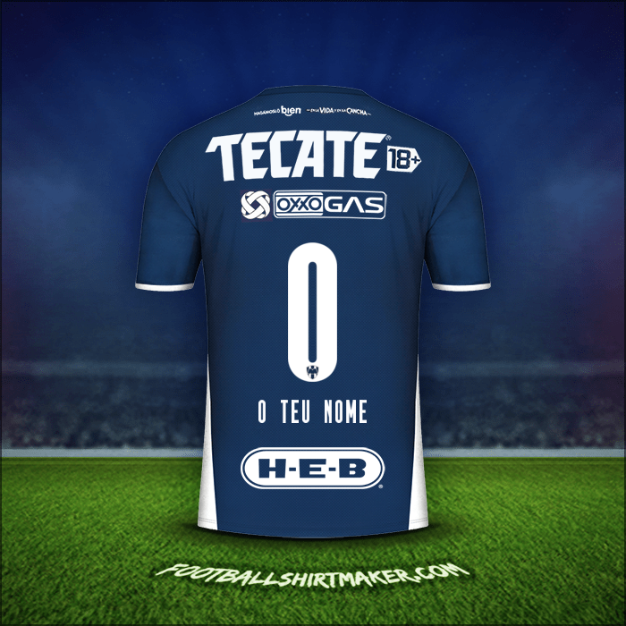 Camisola Monterrey 2021/2022 -  o teu nome - 0