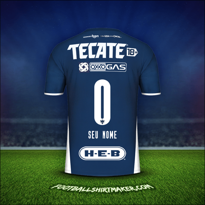 Camisa Monterrey 2021/2022 -  seu nome - 0
