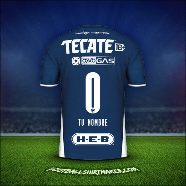 Camiseta Monterrey 2021/2022 -  tu nombre - 0