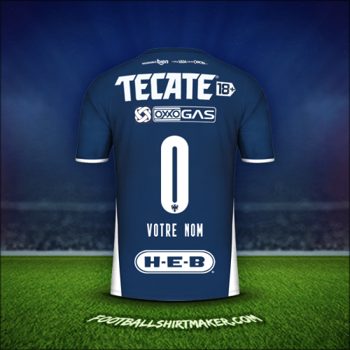 Maillot Monterrey 2021/2022 -  votre nom - 0