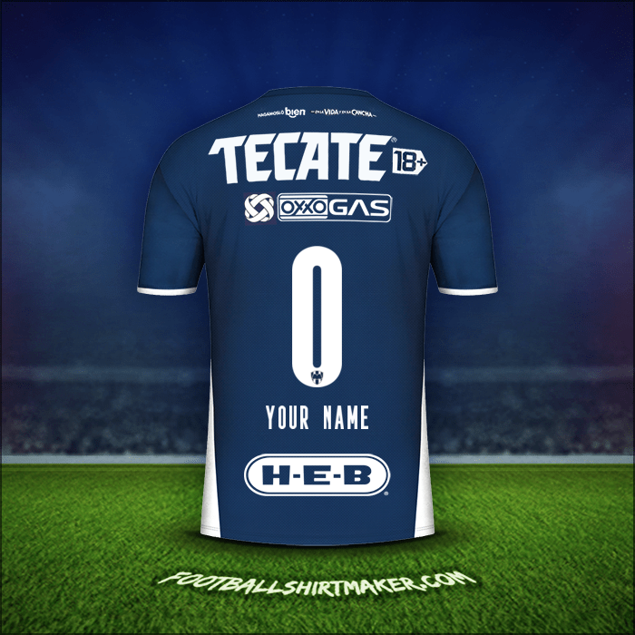 Jersey Monterrey 2021/2022 -  your name - 0