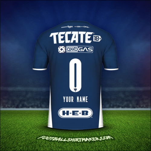 Jersey Monterrey 2021/2022 -  your name - 0