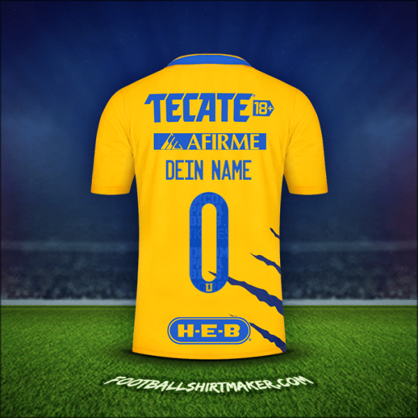 Trikot Tigres UANL 2021/2022 -  dein name - 0