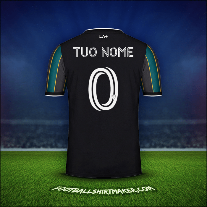 Maglia LA Galaxy 2021/2022 Seconda -  tuo nome - 0