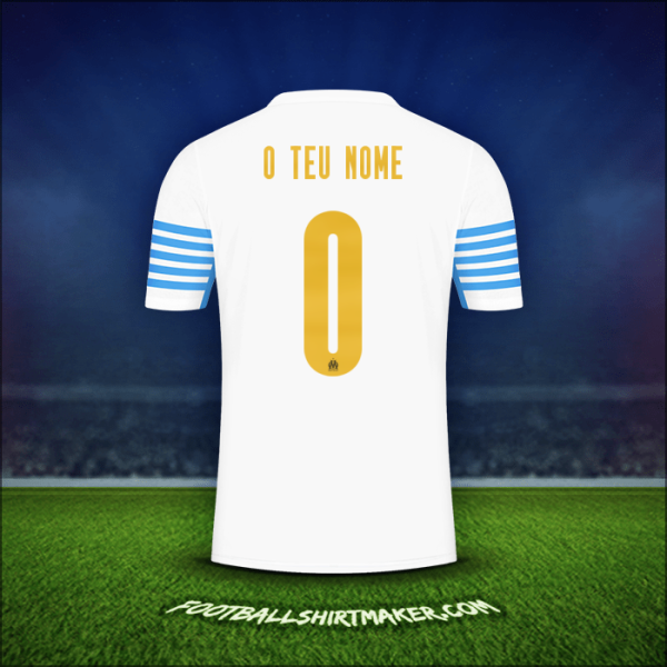 Camisola Olympique de Marseille Cup 2021/2022 -  o teu nome - 0