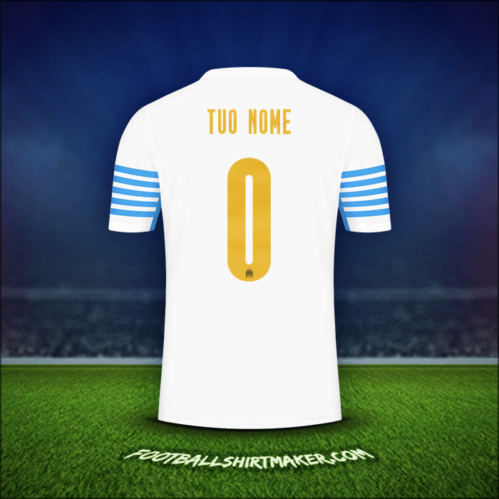 Maglia Olympique de Marseille Cup 2021/2022 -  tuo nome - 0