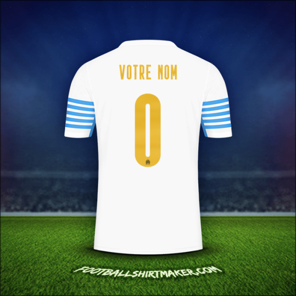 Maillot Olympique de Marseille Cup 2021/2022 -  votre nom - 0