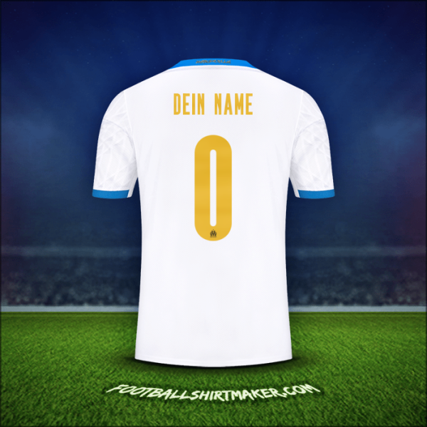 Trikot Olympique de Marseille Cup 2020/21 -  dein name - 0