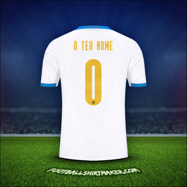 Camisola Olympique de Marseille Cup 2020/21 -  o teu nome - 0