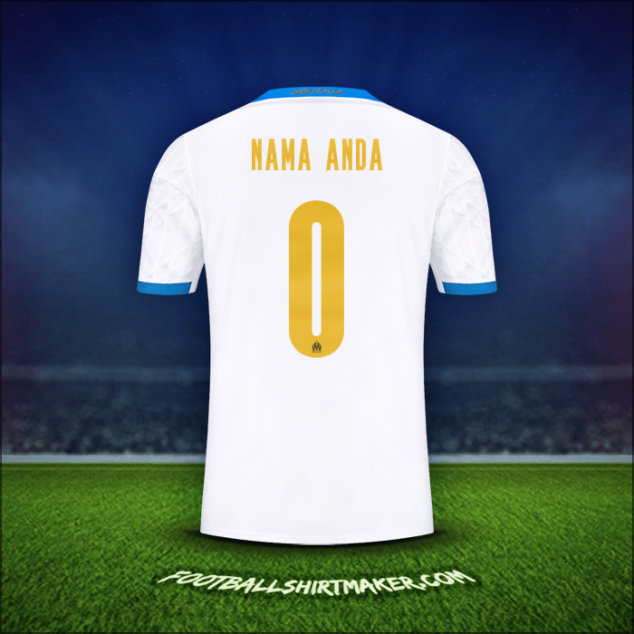 Jersey Olympique de Marseille Cup 2020/21 -  nama anda - 0