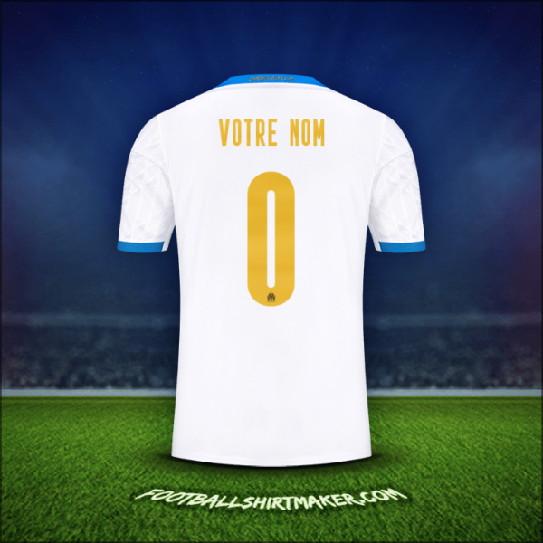 Maillot Olympique de Marseille Cup 2020/21 -  votre nom - 0