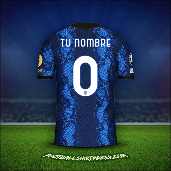 Camiseta Inter Cup 2021/2022 -  tu nombre - 0