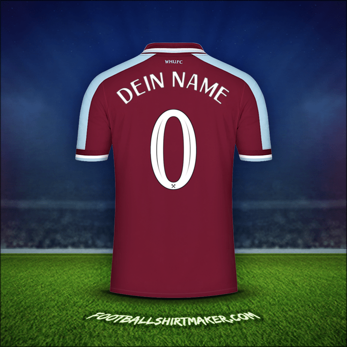 Trikot West Ham United FC Cup 2021/2022 -  dein name - 0