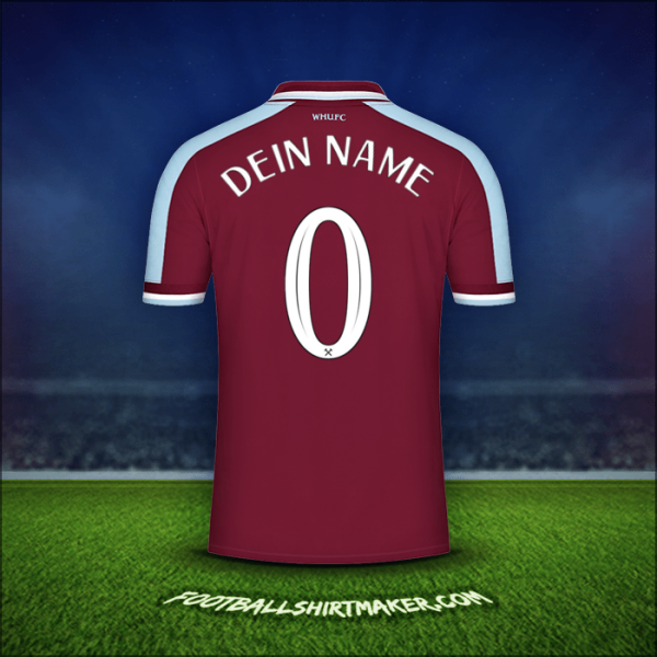 Trikot West Ham United FC Cup 2021/2022 -  dein name - 0