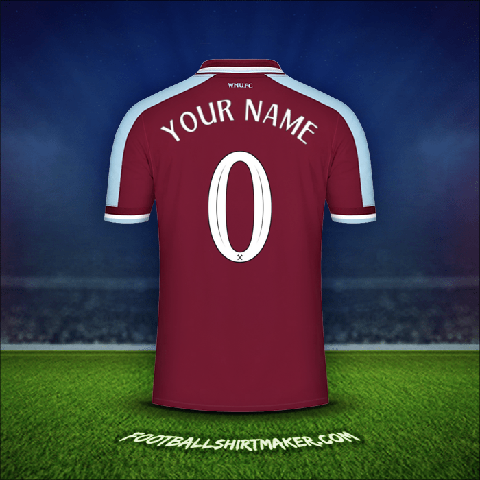 Jersey West Ham United FC Cup 2021/2022 -  your name - 0