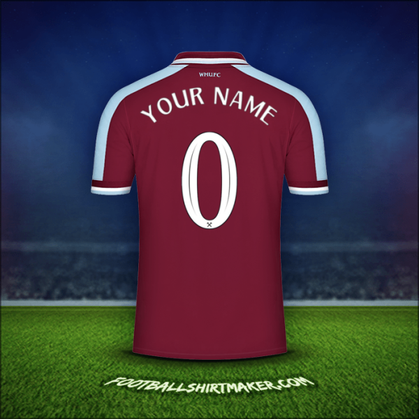 Shirt West Ham United FC Cup 2021/2022 -  your name - 0