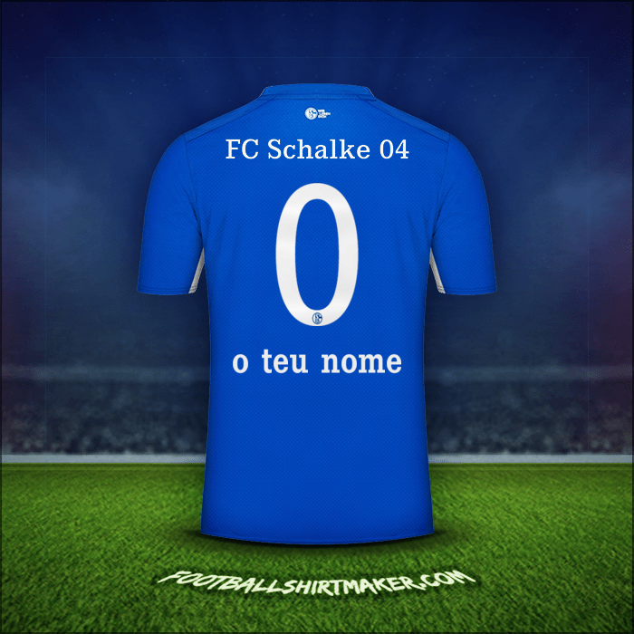 Camisola Schalke 04 2021/2022 -  o teu nome - 0