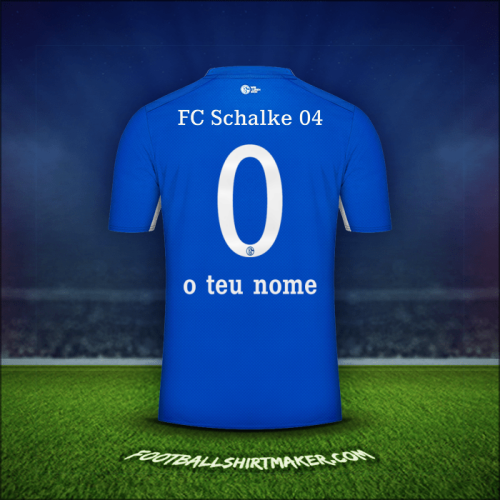 Camisola Schalke 04 2021/2022 -  o teu nome - 0