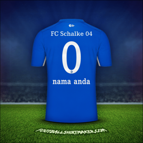 Jersey Schalke 04 2021/2022 -  nama anda - 0