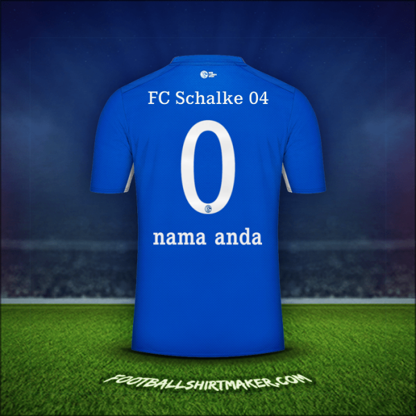 Jersey Schalke 04 2021/2022 -  nama anda - 0