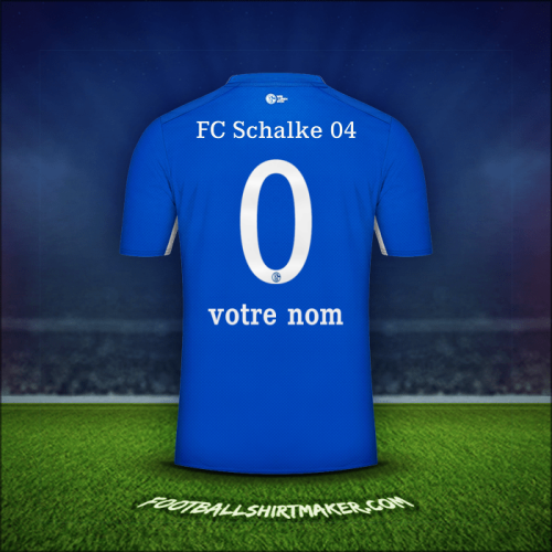 Maillot Schalke 04 2021/2022 -  votre nom - 0