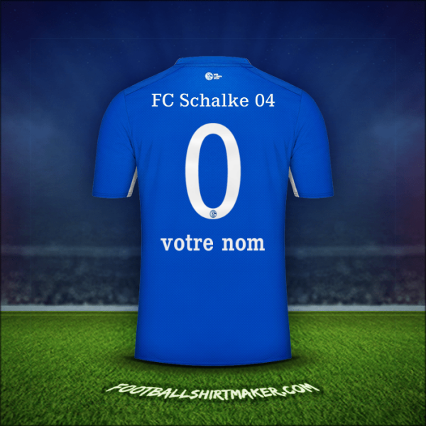 Maillot Schalke 04 2021/2022 -  votre nom - 0