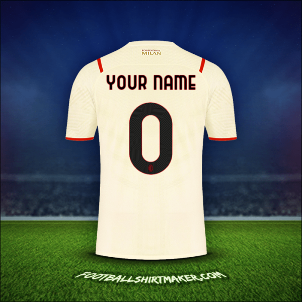 Shirt AC Milan 2021/2022 Away -  your name - 0