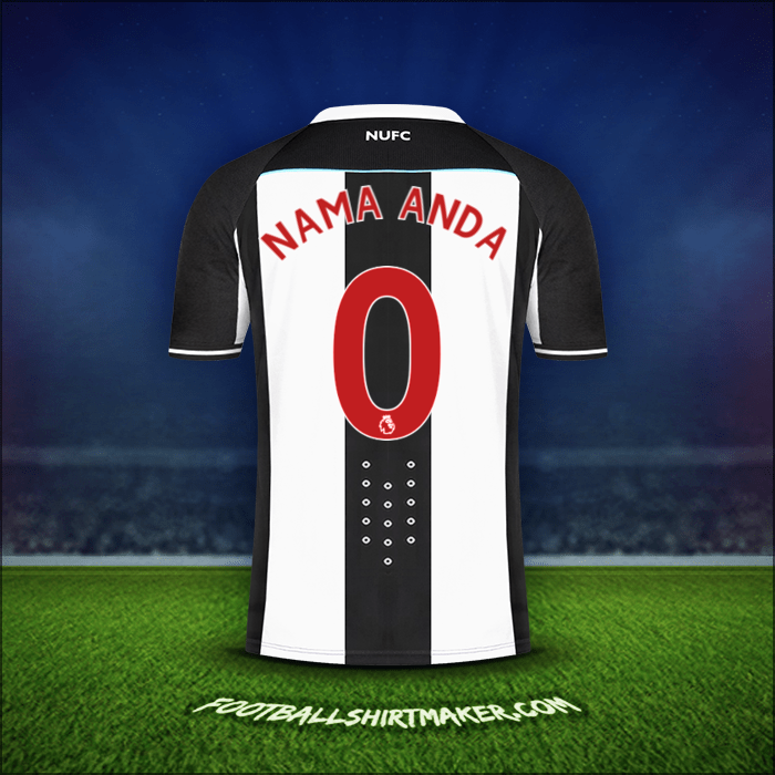 Jersey Newcastle United FC 2021/2022 -  nama anda - 0