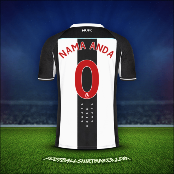 Jersey Newcastle United FC 2021/2022 -  nama anda - 0