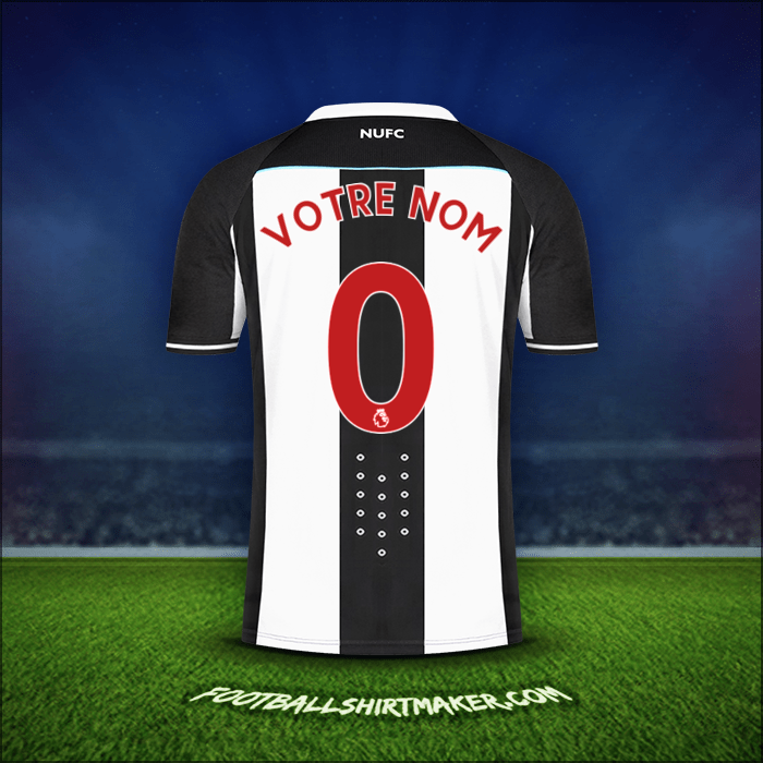 Maillot Newcastle United FC 2021/2022 -  votre nom - 0