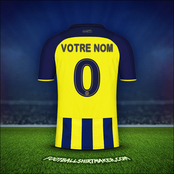 Maillot Fenerbahce SK Cup 2021/2022 -  votre nom - 0