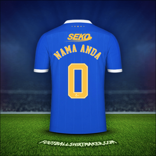 Jersey Rangers FC 2021/2022 -  nama anda - 0