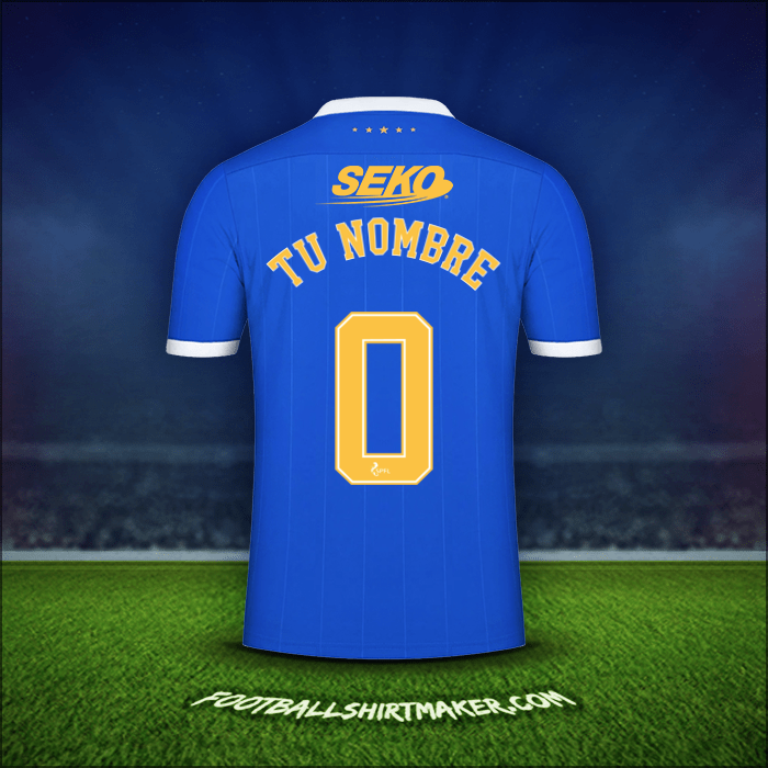 Jersey Rangers FC 2021/2022 -  tu nombre - 0