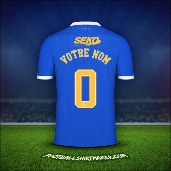 Maillot Rangers FC 2021/2022 -  votre nom - 0