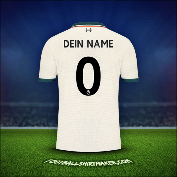 Trikot Liverpool FC 2021/2022 Auswärts -  dein name - 0