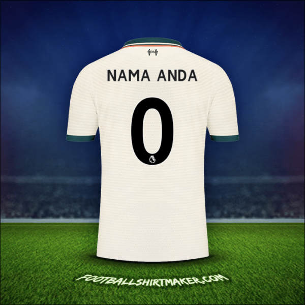 Jersey Liverpool FC 2021/2022 Alternatif -  nama anda - 0